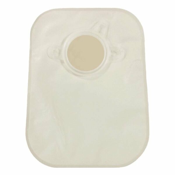 Securi-T Two-Piece Closed End Opaque Ostomy Pouch, 8 Inch Length, 2¼ Inch Flange
