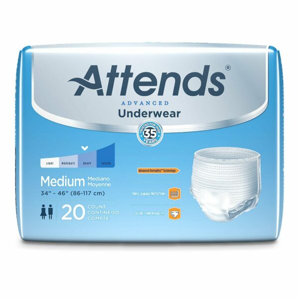 Attends Advanced Underwear, Medium