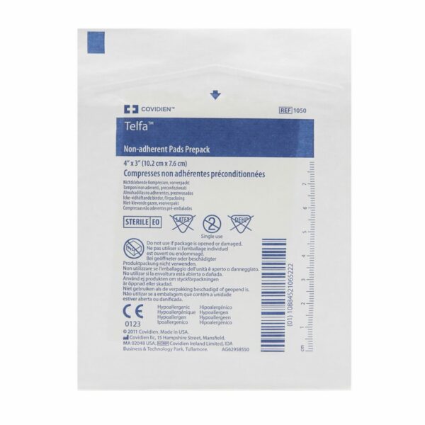 Telfa Ouchless Nonadherent Dressing, 3 x 4 Inch
