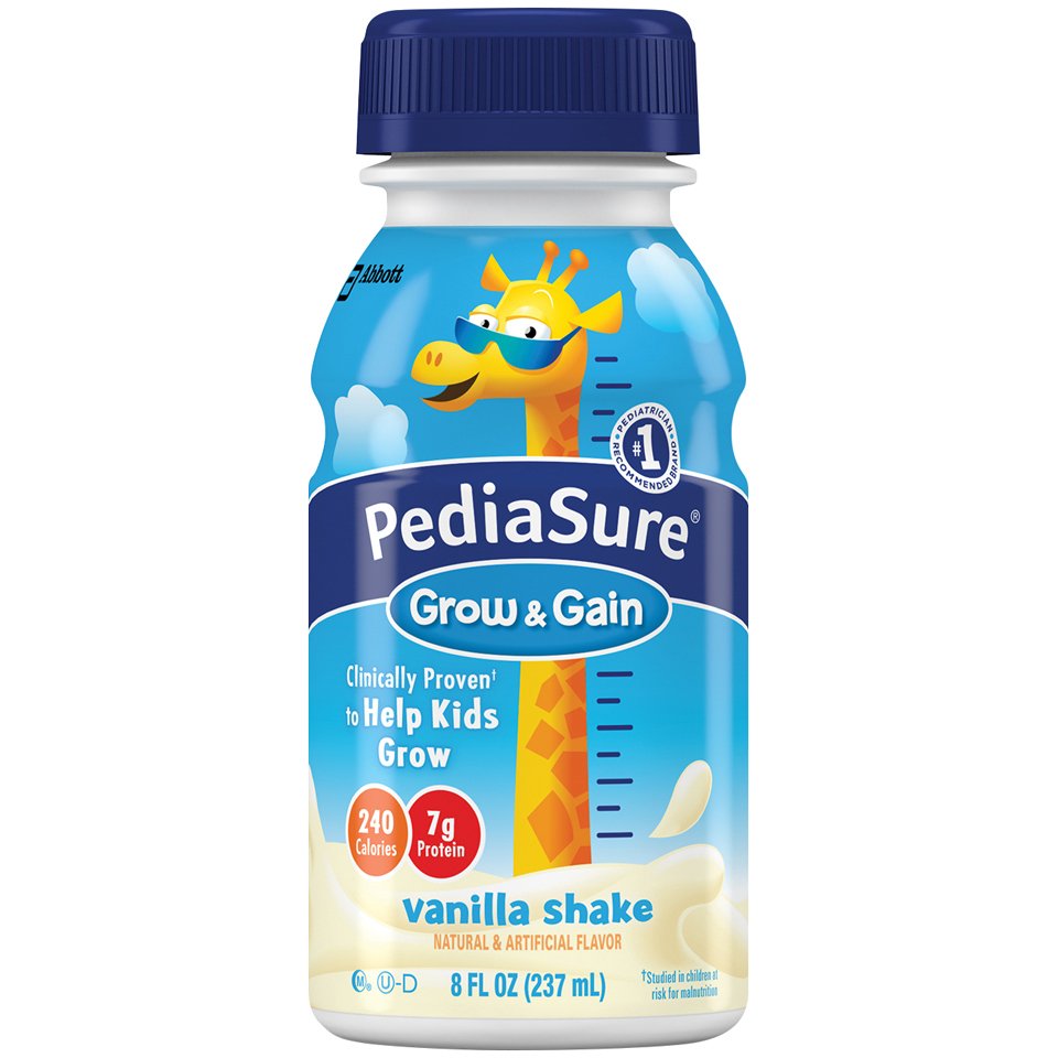 PediaSure Grow & Gain Vanilla Pediatric Oral Supplement, 8 oz. Bottle
