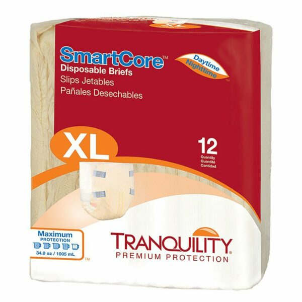 Tranquility SmartCore Maximum Protection Incontinence Brief, Extra Large