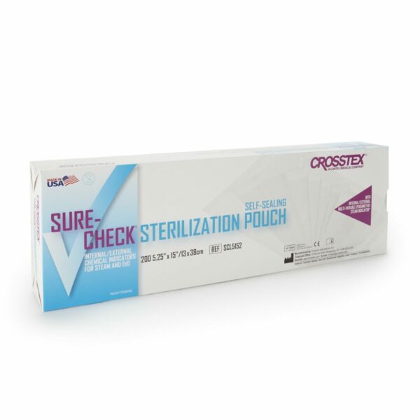 Sure-Check Sterilization Pouch, 5¼ x 15 Inch