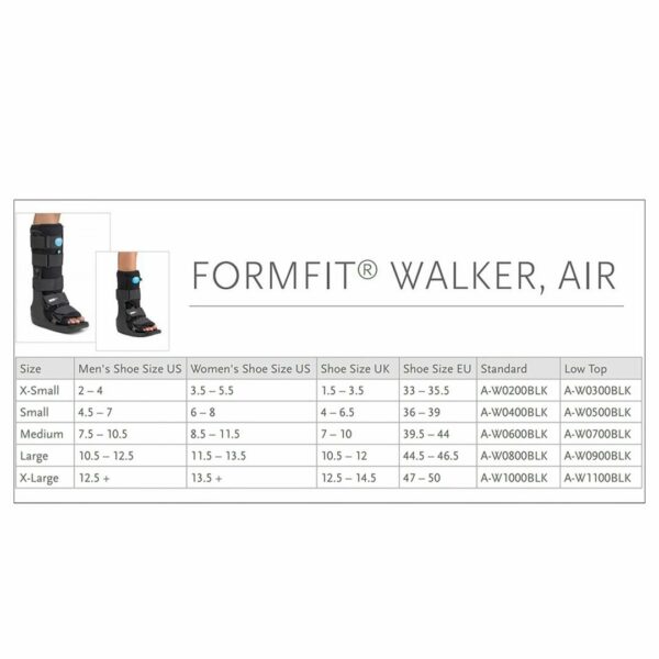 Ossur Formfit Low Top Air Walker Boot, Medium