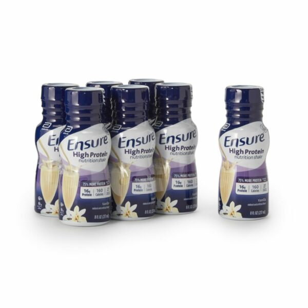 Ensure High Protein Shake Vanilla Oral Supplement, 8 oz. Bottle