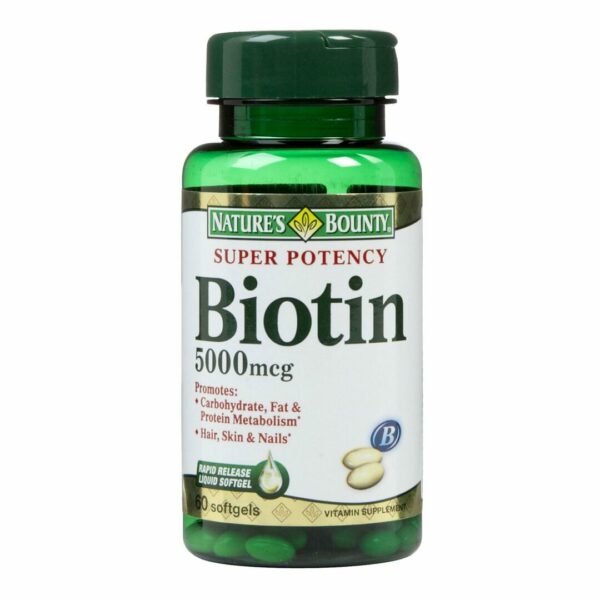 Nature's Bounty Vitamin B-7 Biotin Supplement