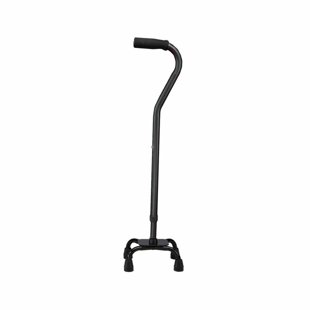 Carex Small Base Designer Quad Cane, 28 to 37 Inch Height