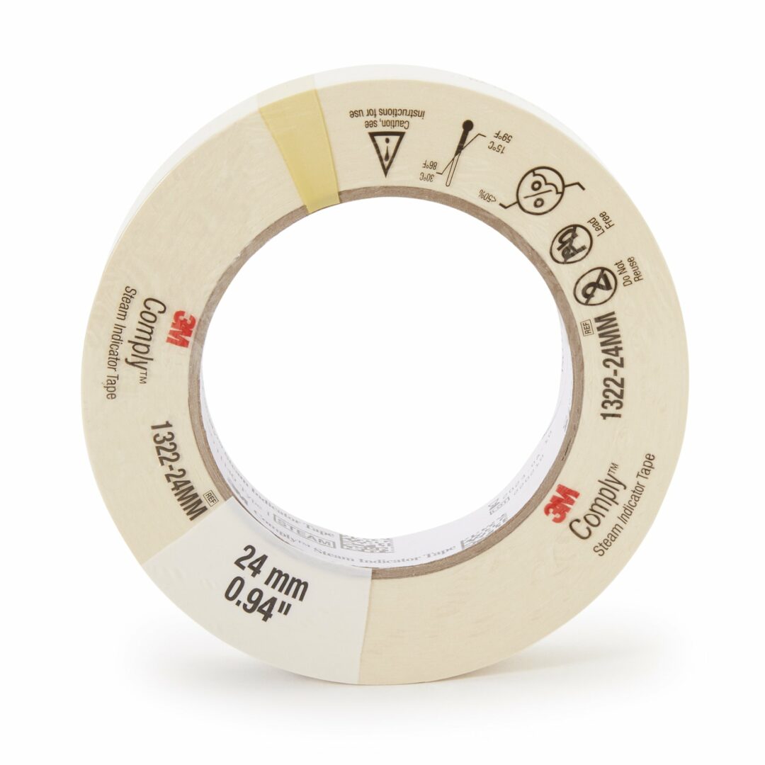 3M Comply Steam Indicator Tape, Lead-Free 1
