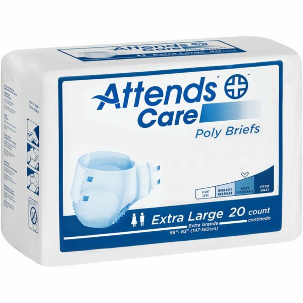 Attends Care Heavy Incontinence Brief, Extra Large