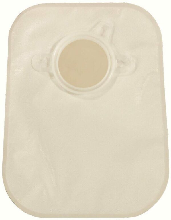 Securi-T Two-Piece Closed End Opaque Filtered Ostomy Pouch, 8 Inch Length, 2¾ Inch Flange