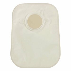Securi-T Two-Piece Closed End Opaque Filtered Ostomy Pouch, 8 Inch Length, 1¾ Inch Flange 1