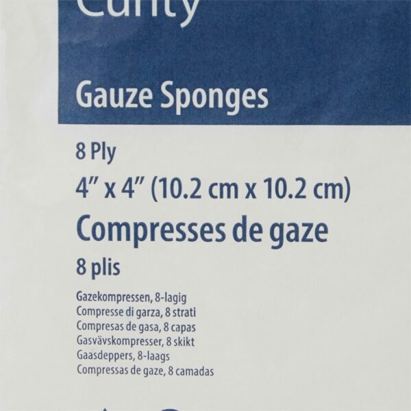 Curity NonSterile USP Type VII Gauze Sponge, 4 x 4 Inch
