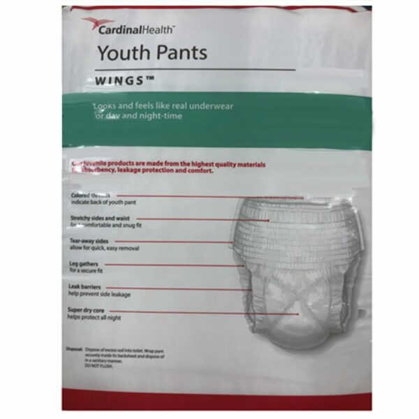 Curity Youth Pants, Unisex, Disposable, Tear Away Seams