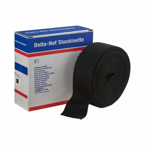 Delta-Net Black Synthetic Compression Stockinette, 2 Inch x 25 Yard