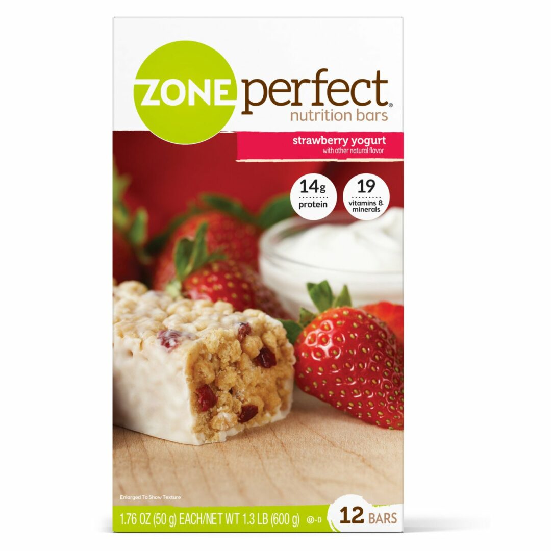 ZonePerfect Strawberry Yogurt Nutrition Bar, 50-gram Bar