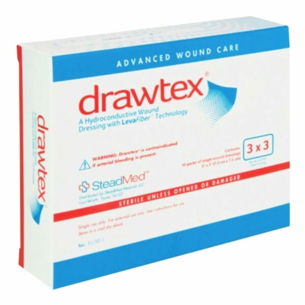 Drawtex Non-Adherent Dressing, 3 x 3 Inch