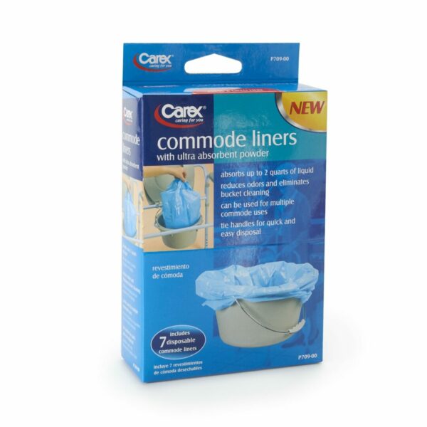 Carex Commode Liner, 14 x 14 Inch