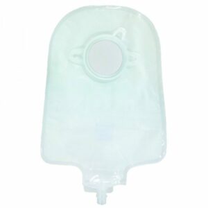 Securi-T Two-Piece Drainable Transparent Urostomy Pouch, 9 Inch Length, 1¾ Inch Flange 1