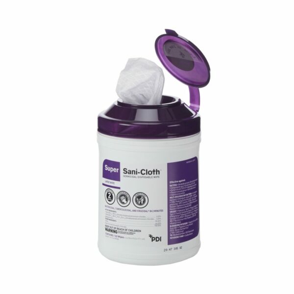 Super Sani-Cloth Surface Disinfectant Wipe, Large Canister