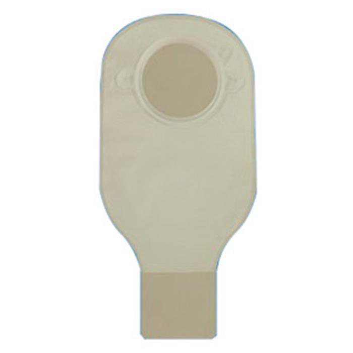 Securi-T Two-Piece Drainable Opaque Ostomy Pouch, 12 Inch Length, 2¾ Inch Flange