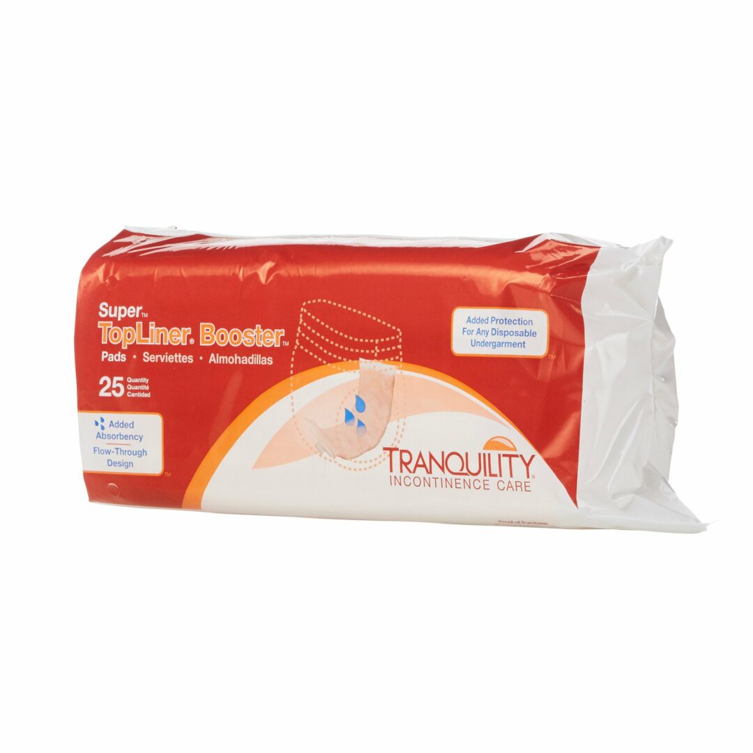 TopLiner Super Added Absorbency Incontinence Booster Pad, 4¼ x 15 Inch