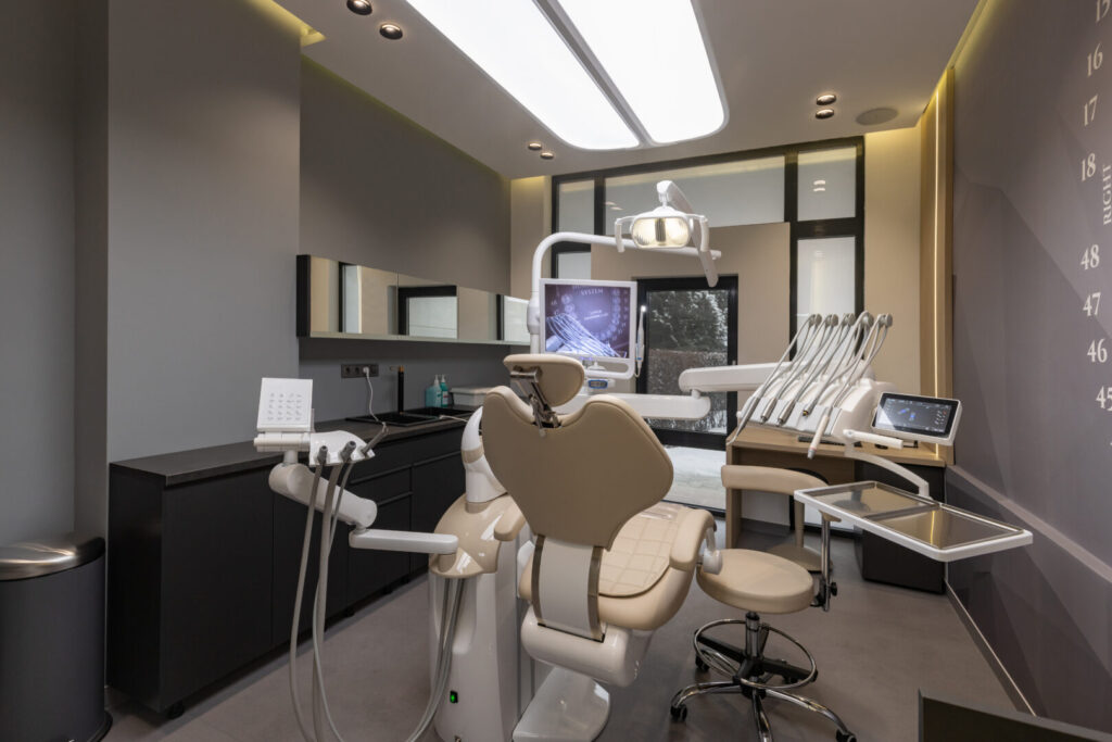 Modern dental office interior