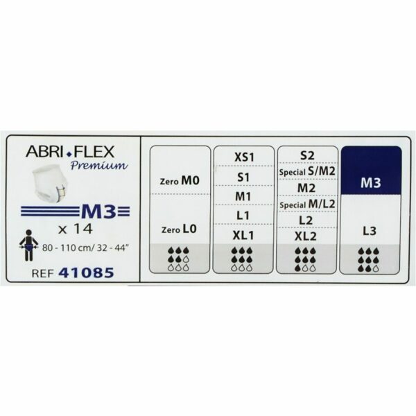 Abri-Flex Premium M3 Absorbent Underwear, Medium