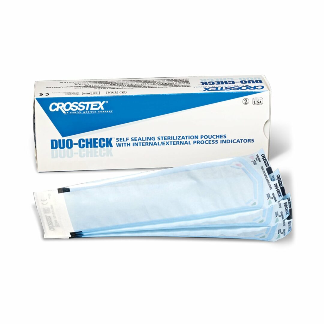 Duo-Check Sterilization Pouch, 5¼ x 15 Inch 1