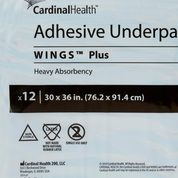 Wings Plus Heavy Absorbency Underpad, 30 x 36 Inch