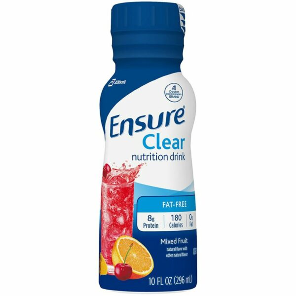 Ensure Clear Mixed Fruit Oral Protein Supplement, 10 oz. Bottle