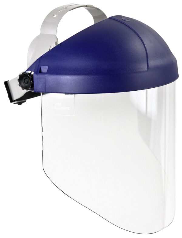 3M Wraparound Face Shield 3M One Size Fits Most Full Length Impact Resistant Reusable NonSterile