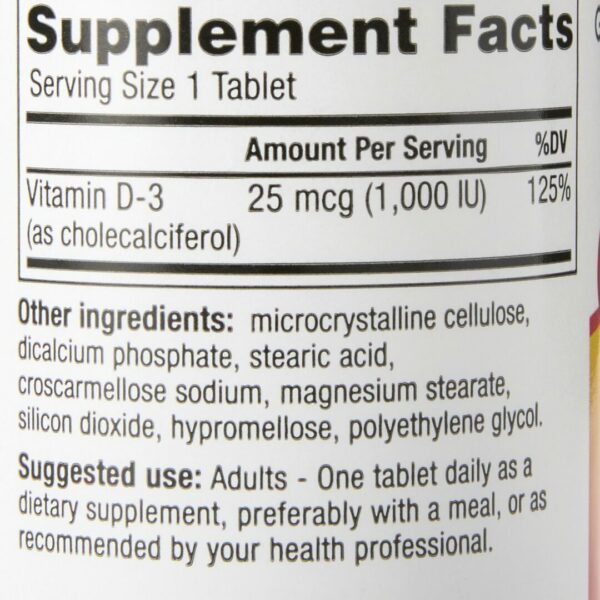 Basic's Vitamin D-3 Dietary Supplement