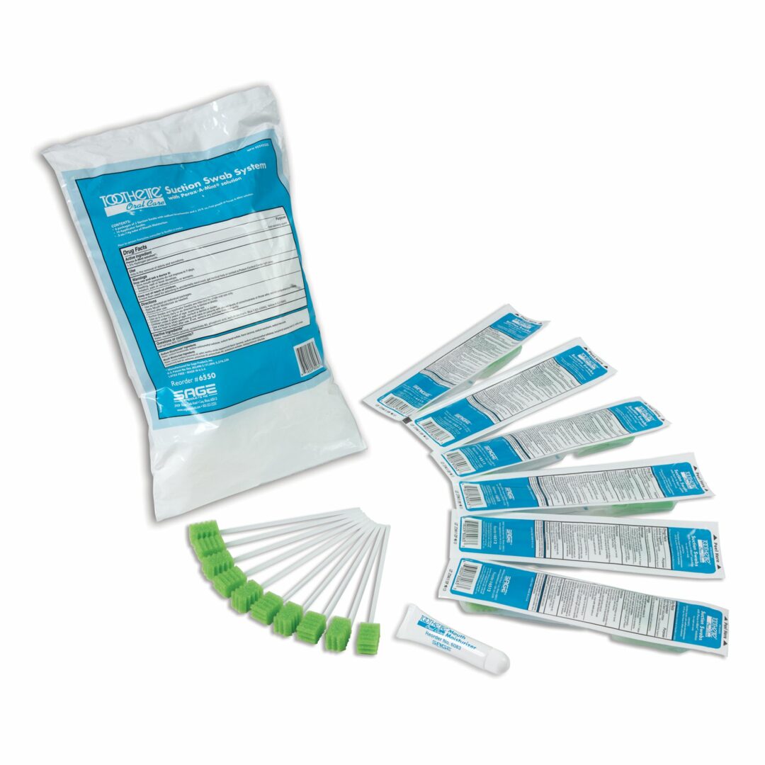 Toothette Oral Suction Swab Kit System