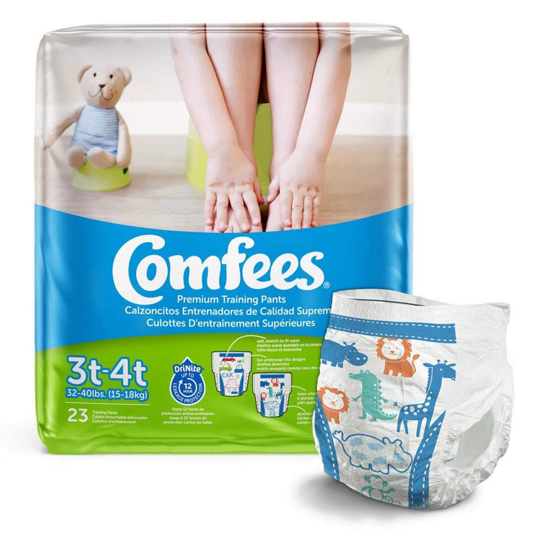 Comfees Training Pants, 3T to 4T