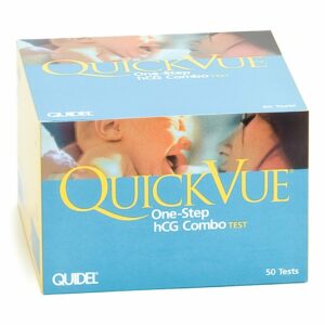 Rapid Test Kit QuickVue One-Step hCG Combo Fertility Test hCG Pregnancy Test Serum / Urine Sample 50 Tests 1