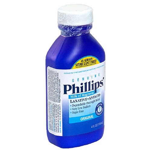 Phillips' Milk of Magnesia Magnesium Hydroxide Laxative