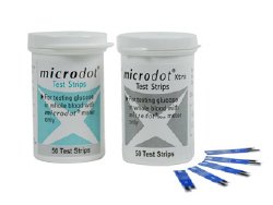 microdot Blood Glucose Test Strips