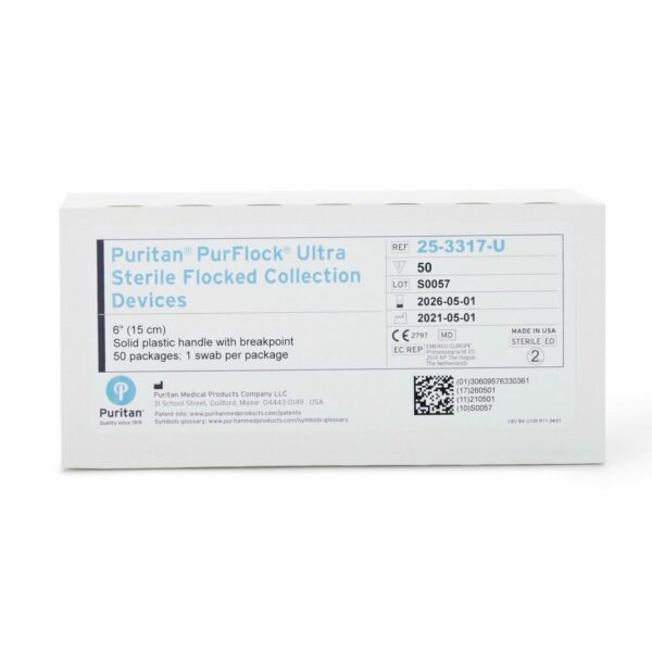 PurFlock Ultra Nasopharyngeal Collection Swab, 6 Inch Length