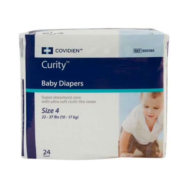 Curity Unisex Baby Diapers, Heavy Absorbency, Disposable
