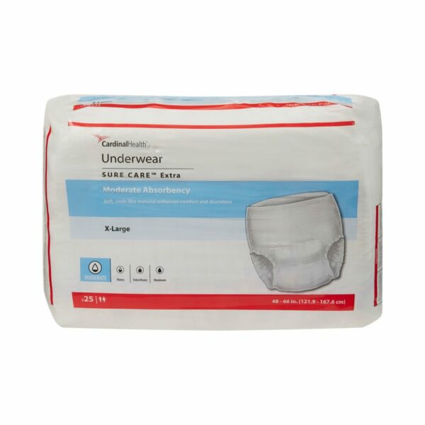 Simplicity Extra Moderate Absorbent Underwear, Extra Large