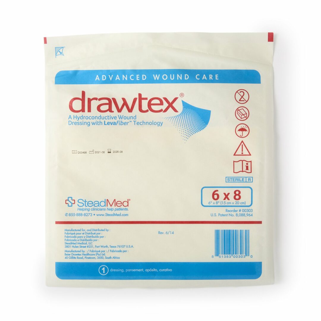 Drawtex Non-Adherent Dressing, 6 x 8 Inch