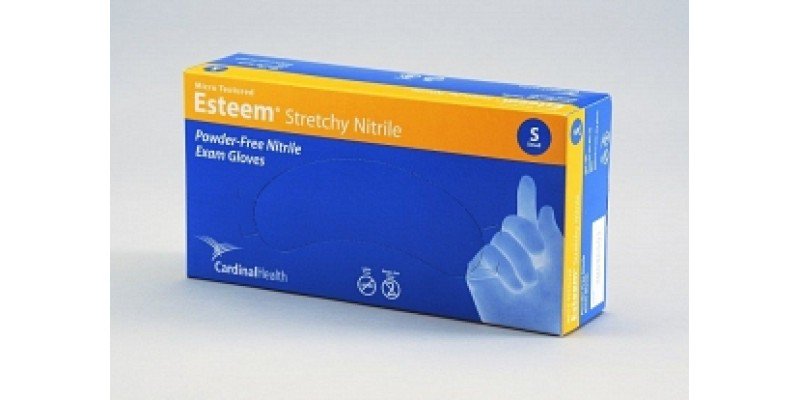 Esteem Stretch Nitrile Exam Glove, Medium, Teal