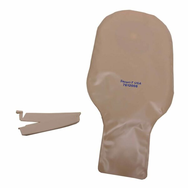 Securi-T One-Piece Drainable Ostomy Pouch, 2½ Inch Stoma