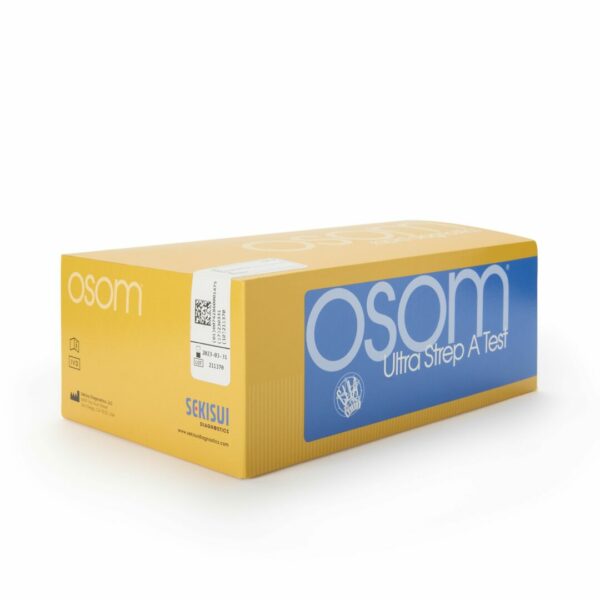 Rapid Test Kit OSOM Ultra Infectious Disease Immunoassay Strep A Test Throat Swab Sample 25 Tests