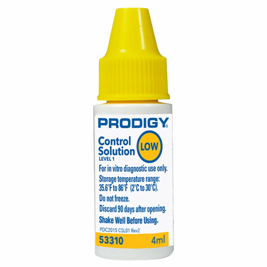 Prodigy Blood Glucose Control Solution, Low Level