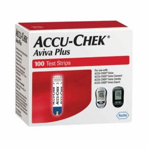 Accu-Chek Aviva Plus Blood Glucose Test Strips 1