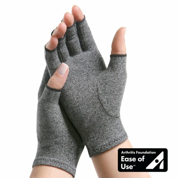 IMAK Compression Arthritis Glove, Extra Large, Gray