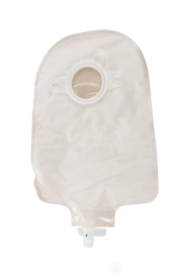 Securi-T Two-Piece Drainable Opaque Urostomy Pouch, 9 Inch Length, 1¾ Inch Flange