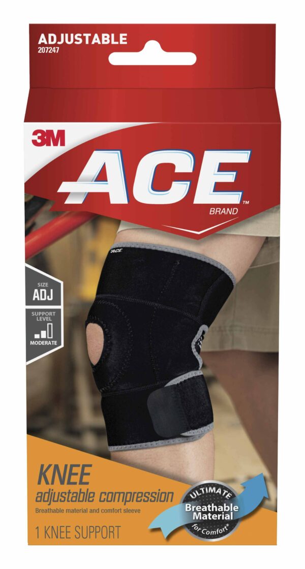 3M Knee Brace 3M Ace One Size Fits Most Left or Right Knee
