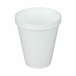 Dart Drinking Cup, White, Styrofoam, Disposable, 12 oz 1