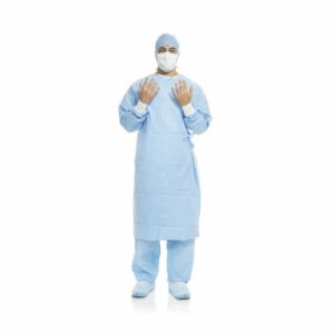 AERO BLUE Surgical Gown with Towel, Small 1